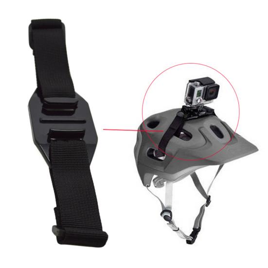 Adjustable Bicycle Sports Camera Helmet Strap Vented Action Mount Belt for GoPro