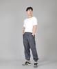 Seinteukeulu Two-Layer Wide Cargo Jogger Pants W2-308J Denim Light Indigo