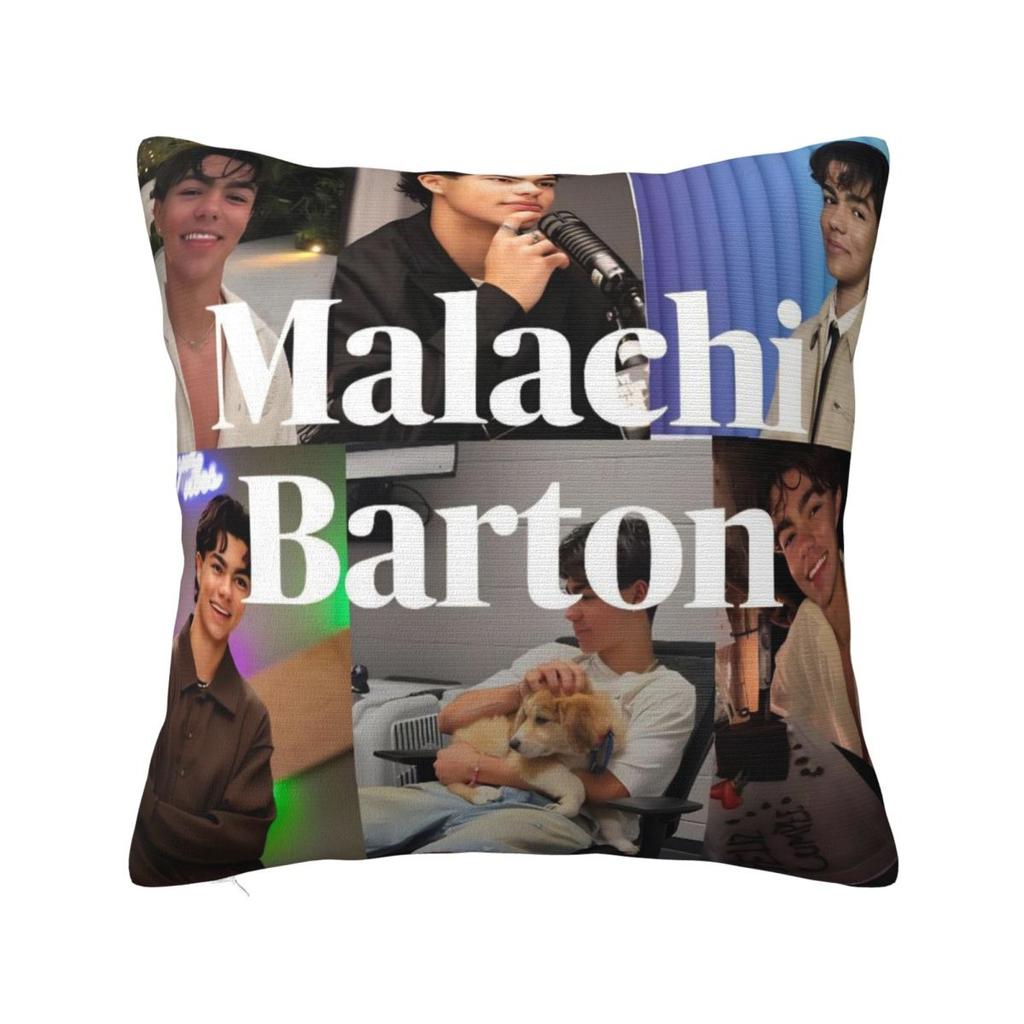 Pillow Cover Malachi Barton American Actor And Singer Photo Cushion Cover Vintage Pillow Case For Living Room Chair Pillowcases