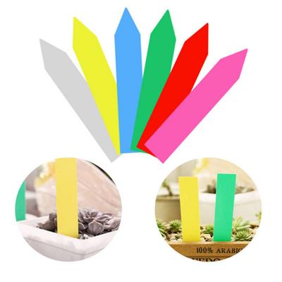 200Pcs Plant Labels Gardening Plant Identification Tags PVC Waterproof Easy To Write Multicolor Garden Labeling Markers