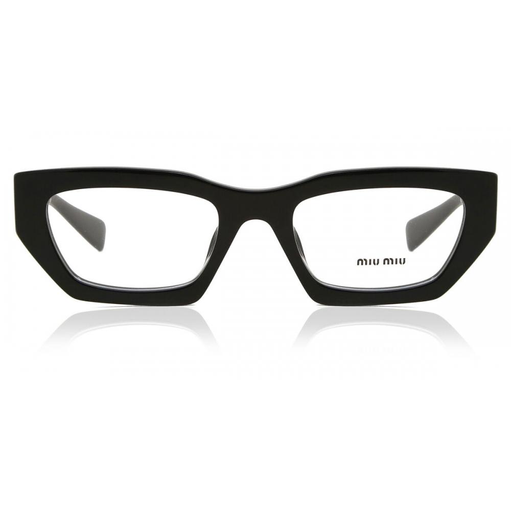 

Miu Miu Mu03xv 1ab1o1 Women Eyeglasses Black/53-20-140