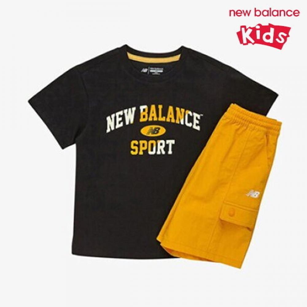 

New Balance Детский комплект с логотипом PoinT с футболкой с коротким рукавом Nk9yf2113u 19 120/size