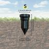 Outdoor Spare Key Hider - Waterproof Stake Key Safe Box, Hidden Key Container for Garden, Yard, Patio & Outdoor Security