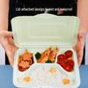 Disposable 4-Compartment Lunch Box Set