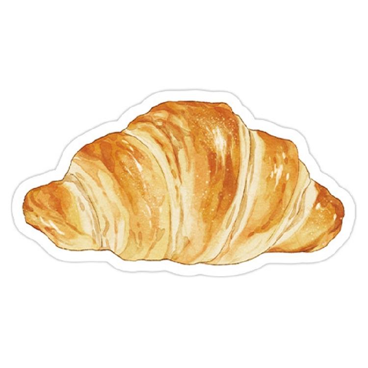 

Coffee Bread Themed Note Paper 30Sheets Unruled Reminder on Notebook Calender Computer Small Notepads for Office School