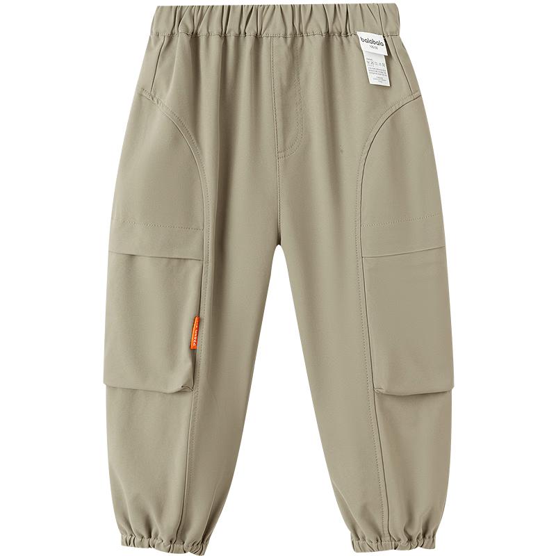 Balabala Kids' Waterproof Softshell Cargo Jogger Pants