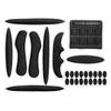 27pcs/set Helmet Padding Kits Sealed Sponge Replacement Motorcycle Bicycle Cycling Universal Foam Pads Set