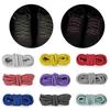 1Pair 100CM/140CM Reflective Sneaker Shoestrings Replace Round Sport Shoelaces Colorful Polyester Shoe Laces Shoes Accessories