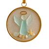 Christmas Tree Hanging Decoration Festival Sea Glass Pendant Religious Gift for Christians and Families