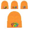 Sprunki Acrylic Knit Beanie Solid Color Print Winter Hat Unisex Design For Men Women 2023