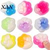 Stress Relief Toy Mini Cat Paw Squeeze Gradient Color Kitten Ball Sensory Soft Animal Claw Pinch Fidget