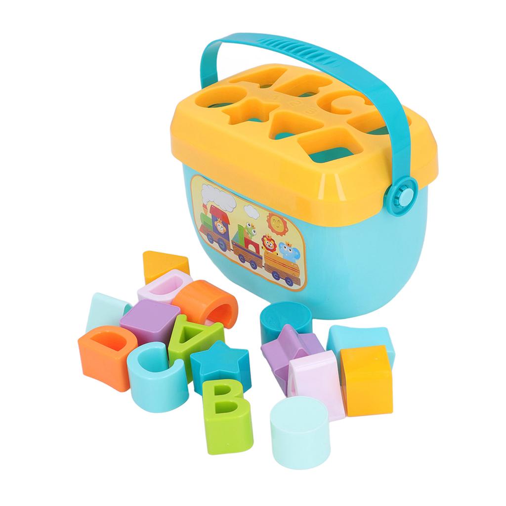 Geometric Shape Sorter Colorful Sensory Block Sorting Matching Toys for Early Education Baby Grasp