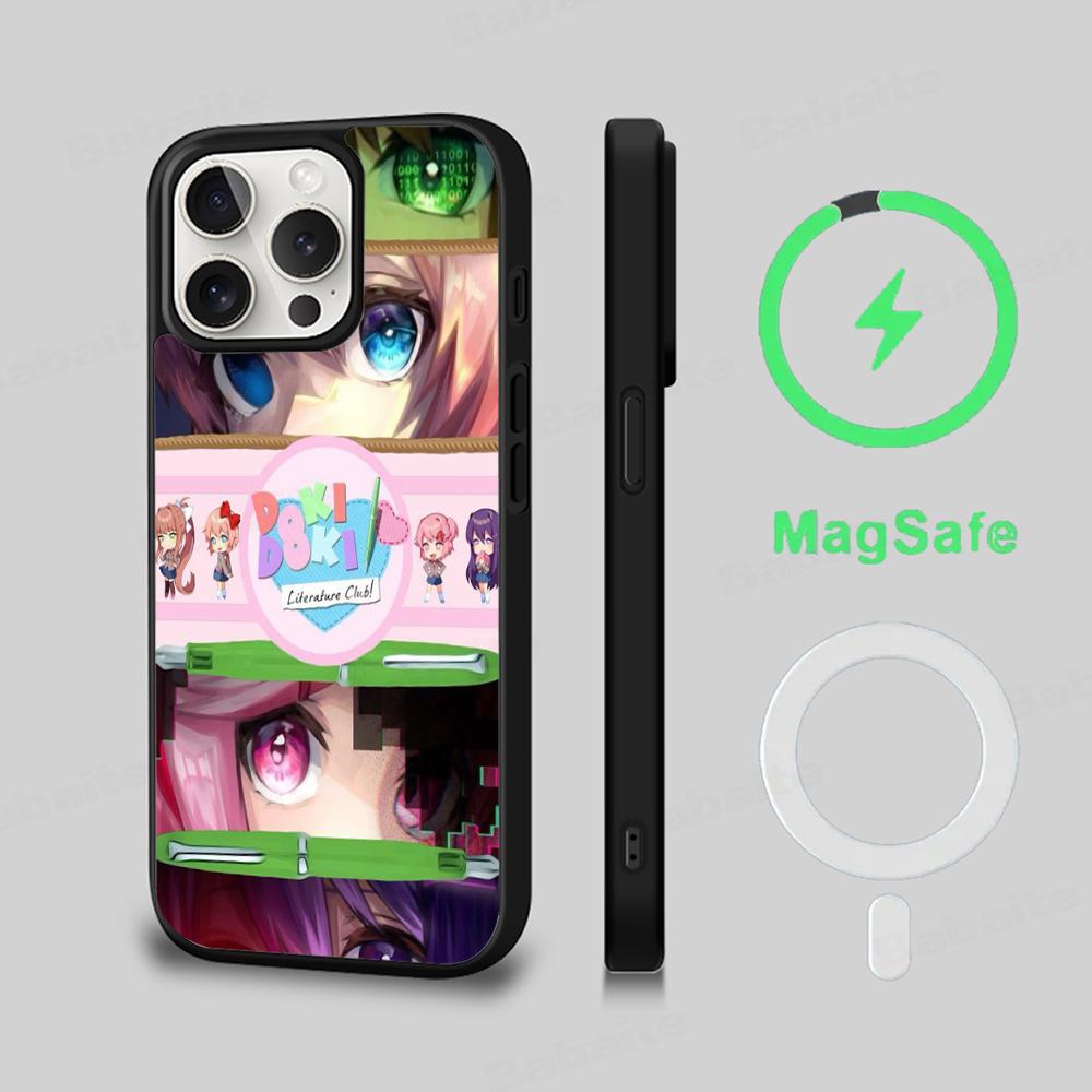 D-Doki-Dokies Phone Case Magnetic Case For iPhone 18 16 14 13 12 11 15 Pro Max Plus For Magsafe Wireless Charge Cover