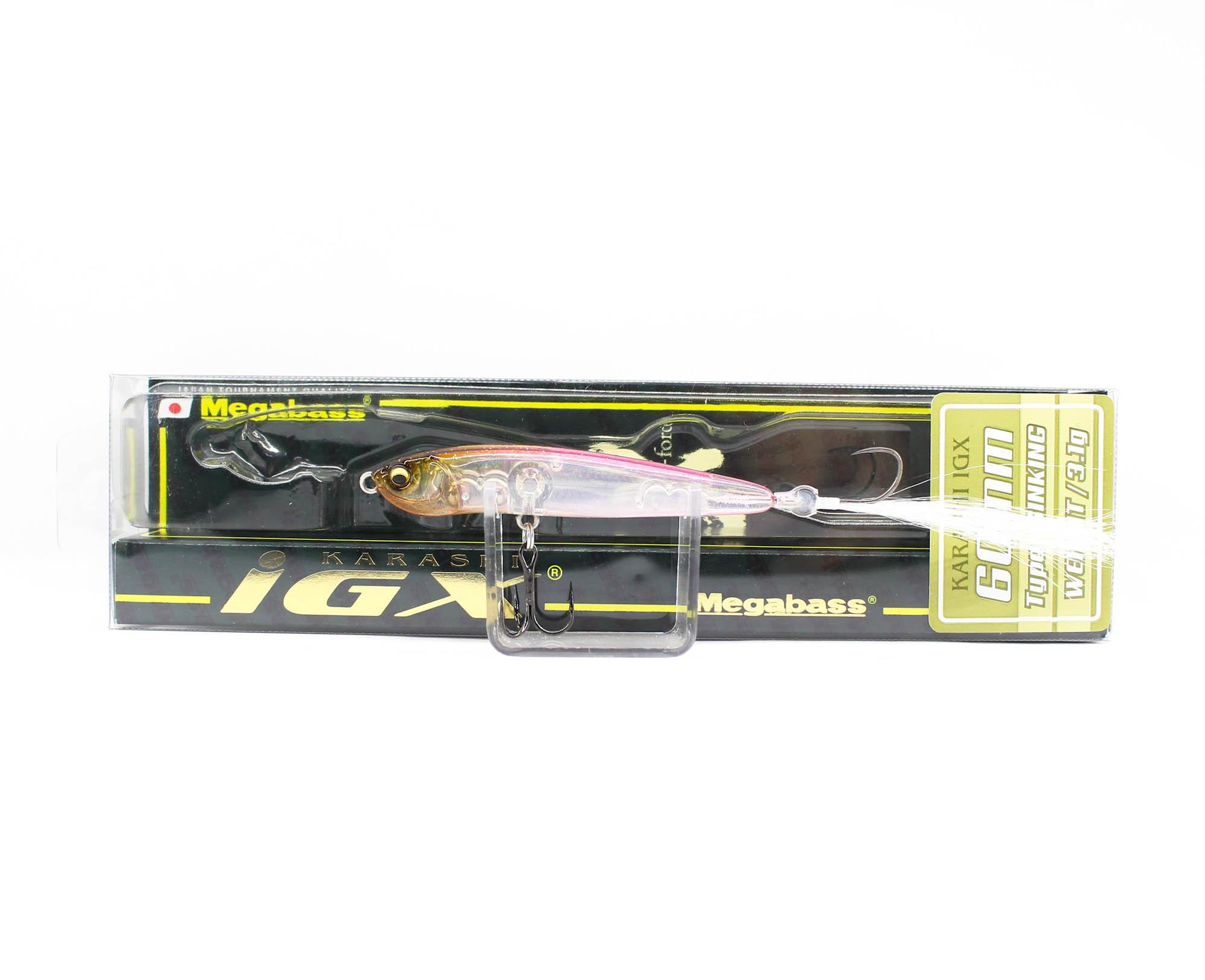Megabass Karashi IGX 60S Sinking Lure GLX Cotton Wakasagi (9605)