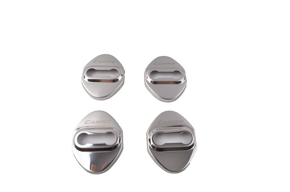Toyota Camry 70 Series Dedicated Door Striker Stainless Steel Cover Metallic Custom Dress Up