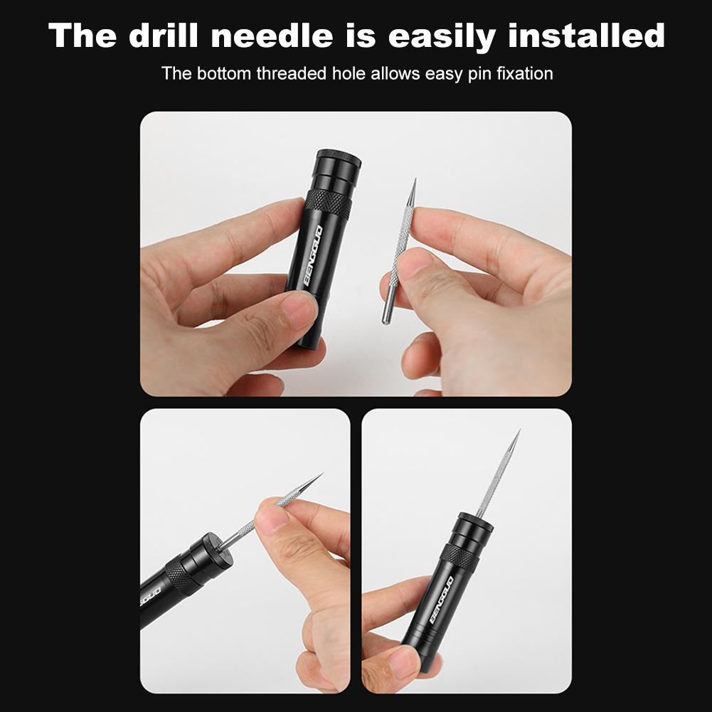 Air CO2 Inflator with Tubeless Tire Repair Kit Schrader & Presta Valve Portable Tire Inflator Aluminum Alloy Bicycle Accessories