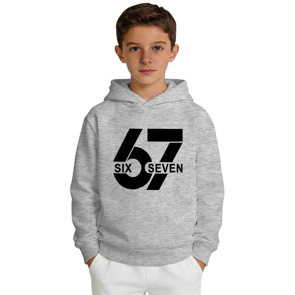 Boys' Printed Hooded Long,Sleeve Sweatshirt Casual Sports Comfort Sweatshirt