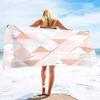 Geometry Marble Bath Towel,Abstract Beach Towel Soft Absorbent Washcloths Quick Dry Towelling,Sandless Lightweight Beach Blanket