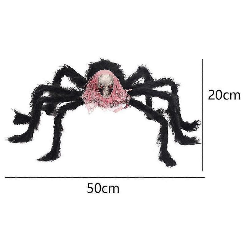 Halloween Giant Spider Decorations Scary Fake Spider Props For Halloween Haunted House Decor