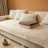 Soft Plush Sofa Cover for Living Room Decoration Furniture Universal Corner Towel Nonslip Soft Couch Cushion Thick Solid Winter