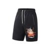 Basketball Series Sport Minimalist Letter Lace-Up Casual Shorts Men Shorts Black AKSV741-2