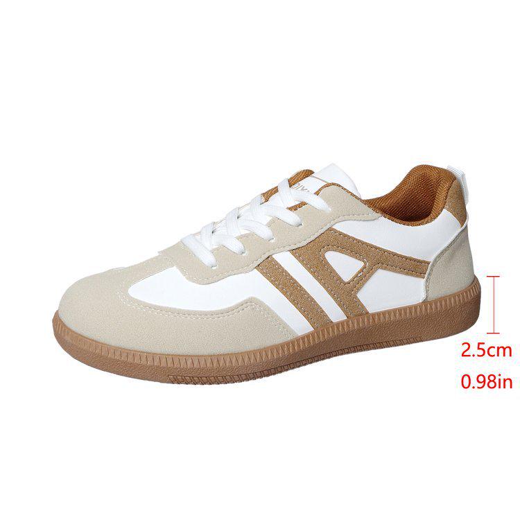 2025 Damen Übergröße Retro Colorblock Sneaker - Europäischer & Amerikanischer Stil