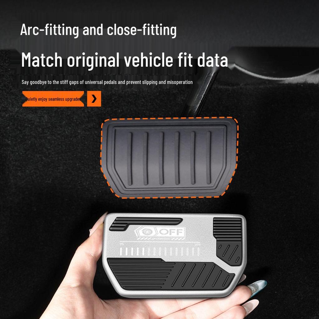 BYD Song MAX DMi Anti-Slip Accelerator & Brake Pedal Covers for EV Interior Modification