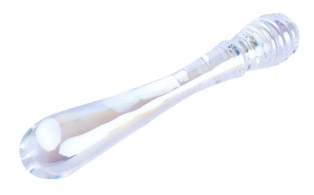 Gode en Verre Twin Pleasures 20 x 3.6cm Transparent - LoveToy - Godes en Verre