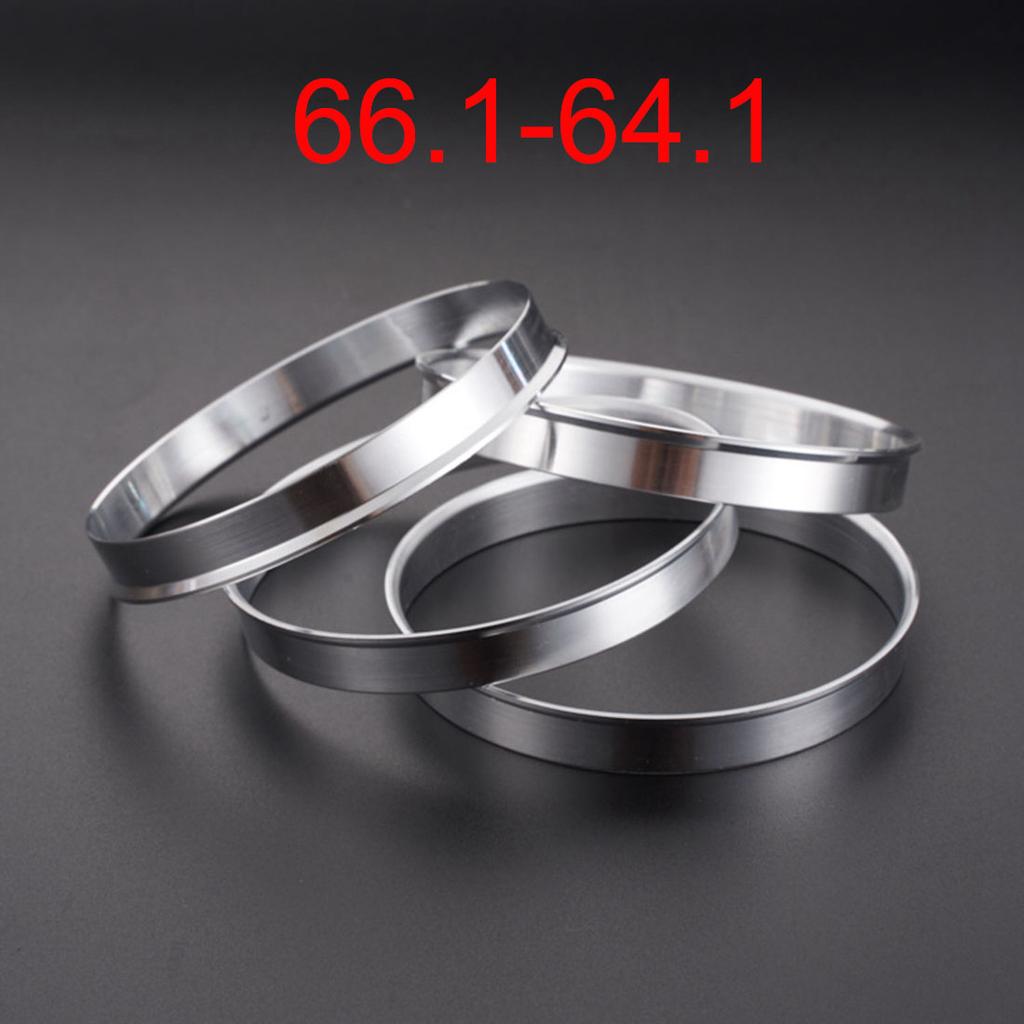 4pcs Car Aluminum Alloy Wheel Hub Centric Rings center Bore 60.1-56.1/66.6-57.1/66.1-64.1/67.1-57.1/73.1-57.1/73.1-60.1
