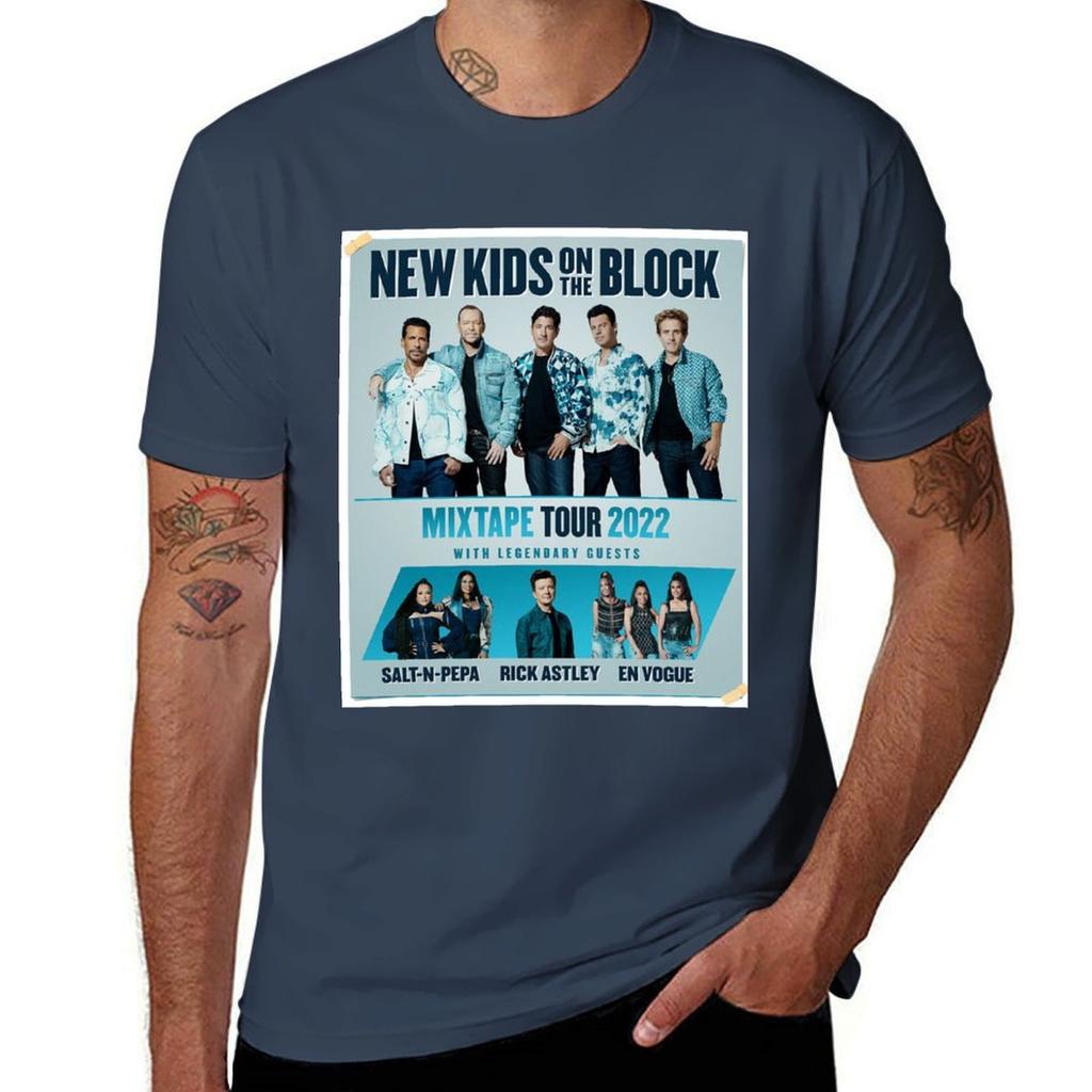 Poster Nkotb Mixtape Tour 2022 Tshirt Sporty Breathable Short Sleeve Tshirt
