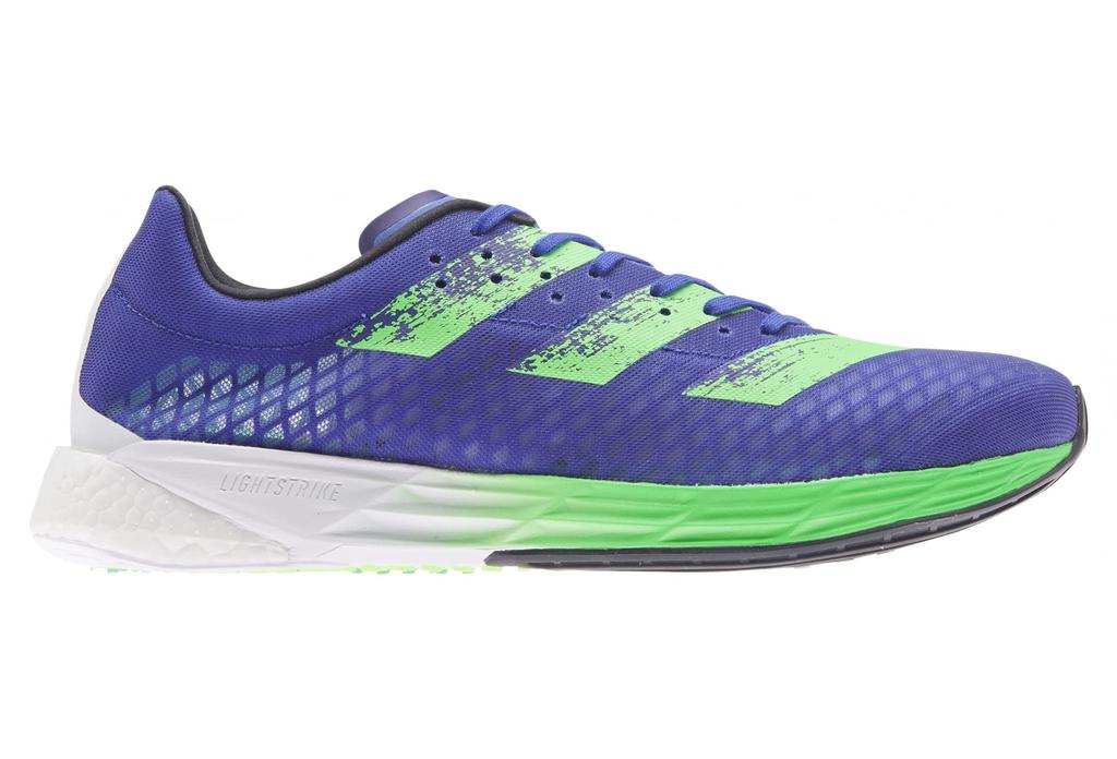 Adidas adizero Pro Running Shoes, Fall/Winter 2021 Model, Sonic Ink/Screaming Green/Core Black (GZ5474), Size 27.0 cm