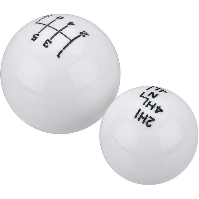 Ball Style 6 Speed Transfer Case Shift Knob for Jeep for JK (Color : Red)