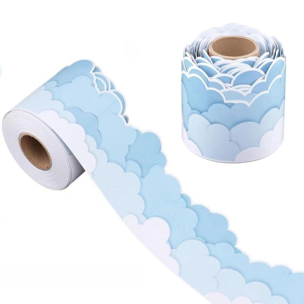 1Roll 7.5cm Border Paper Paper Border Classroom Decors Creative Decorative Stickers  Handmade Crafts