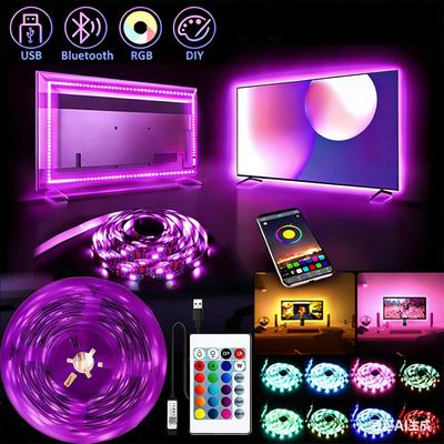 1M-30M Led Strip Lights APP 24Keys Remote Control USB 5V Music Sync RGB Flexible Tape Diode Lights for Party Home Lus Led