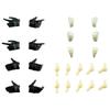 TOMYTEC Little Armory LAOP08 Sosai Girls' Garden Tactical Gloves Black Plastic Model Parts 322948