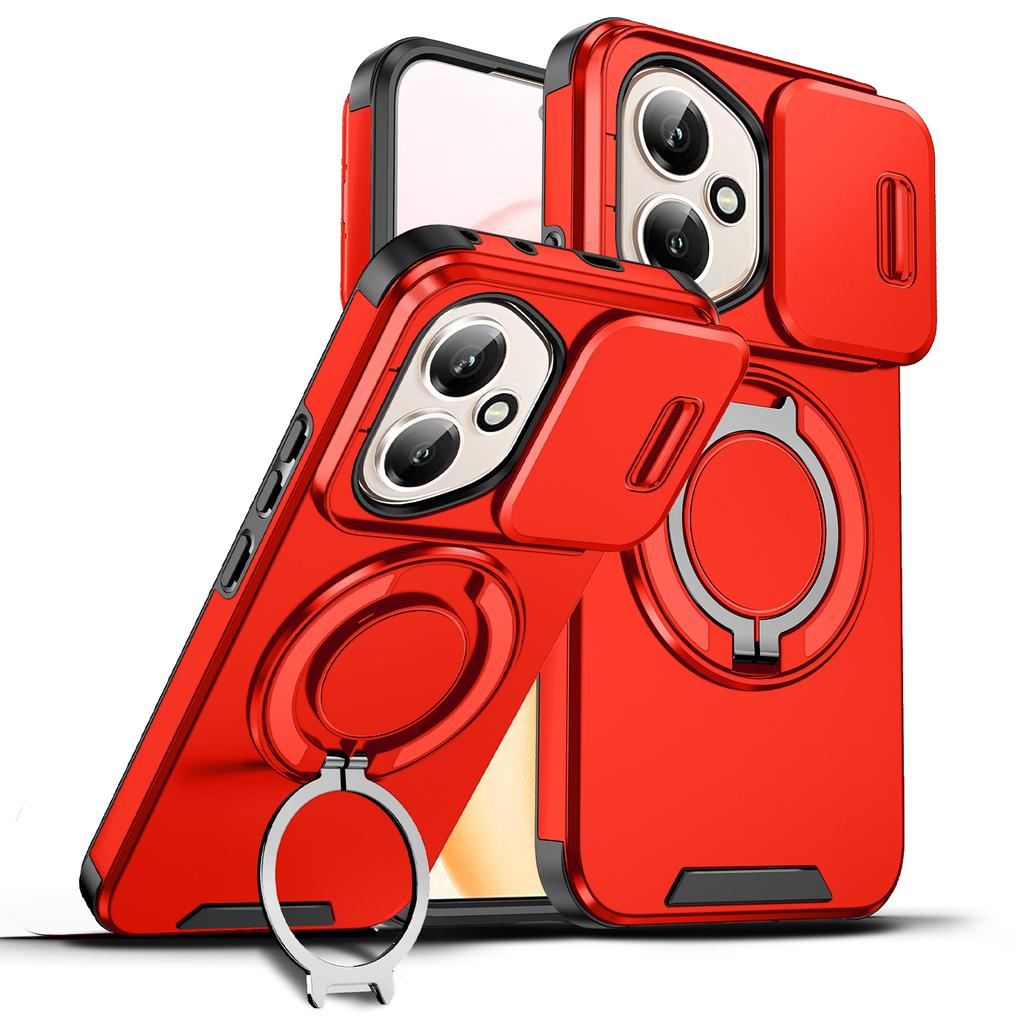 For Honor 400 Pro Slide Camera Protection Magnetic Stand Phone Case for Honor 400 Lite Defender Cover