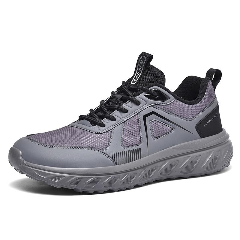 Large size lightweight wide head casual sports shoes new fly-woven mesh men's shoes fat feet fat barefoot running shoes