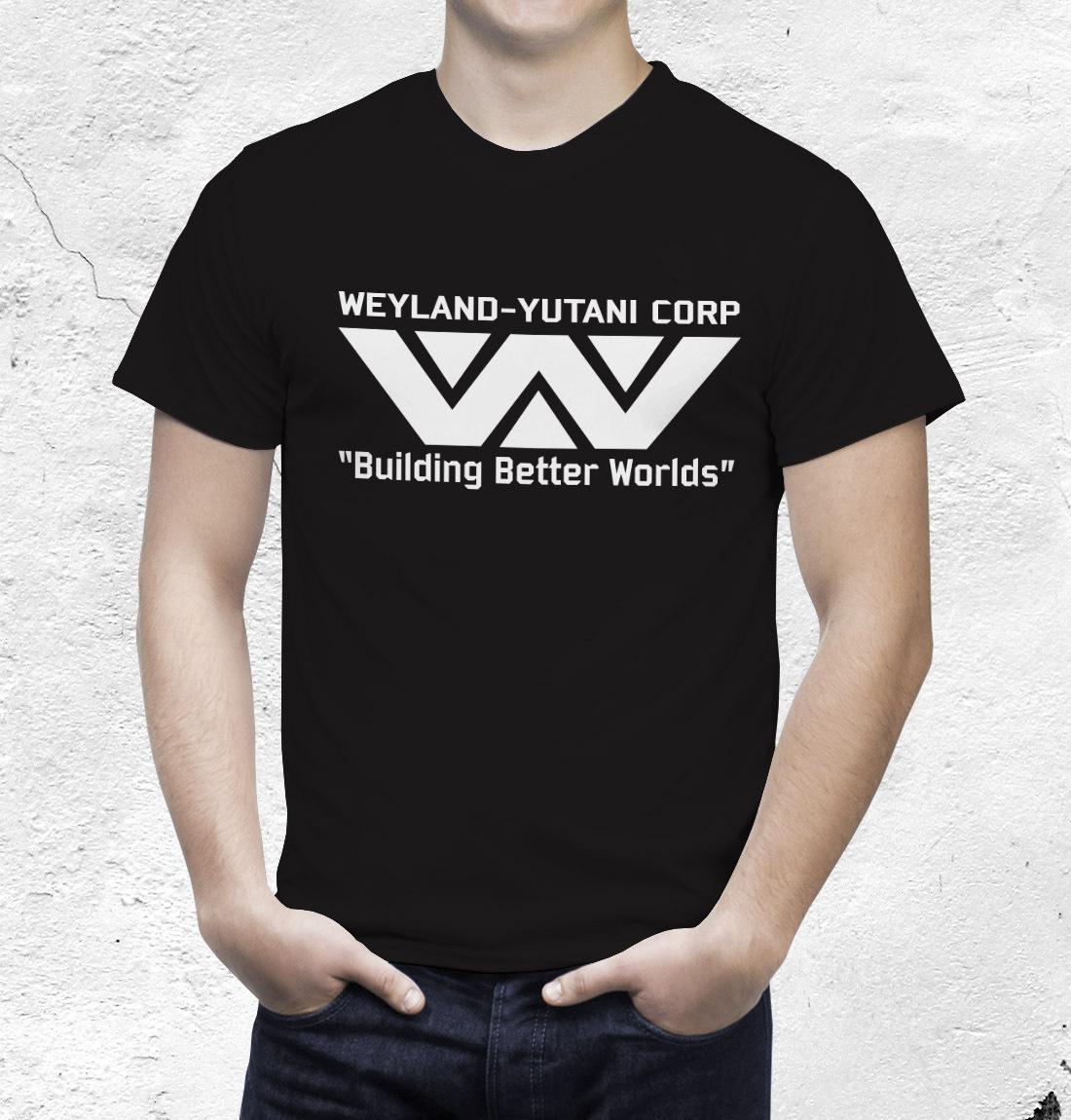 Aliens T Shirt Weyland Yutani Corp Space Marines S