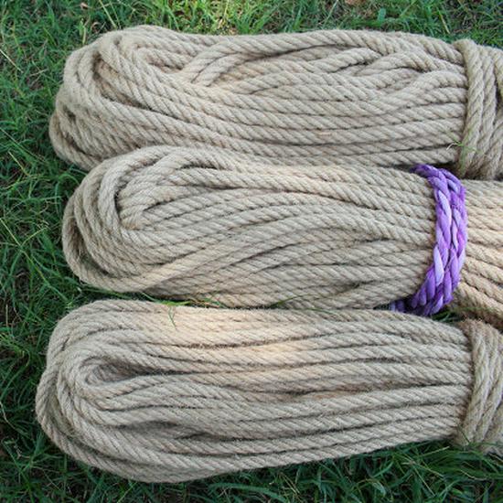 Handmade Jute Hemp Rope: Decorative, Lighting, Binding & Cat Climbing