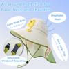 Kids Sun Hat Summer UV Protection Breathable Mesh Large Brim Outdoor Travel Hat Boys Girls Fisherman Beach Fisherman Hat