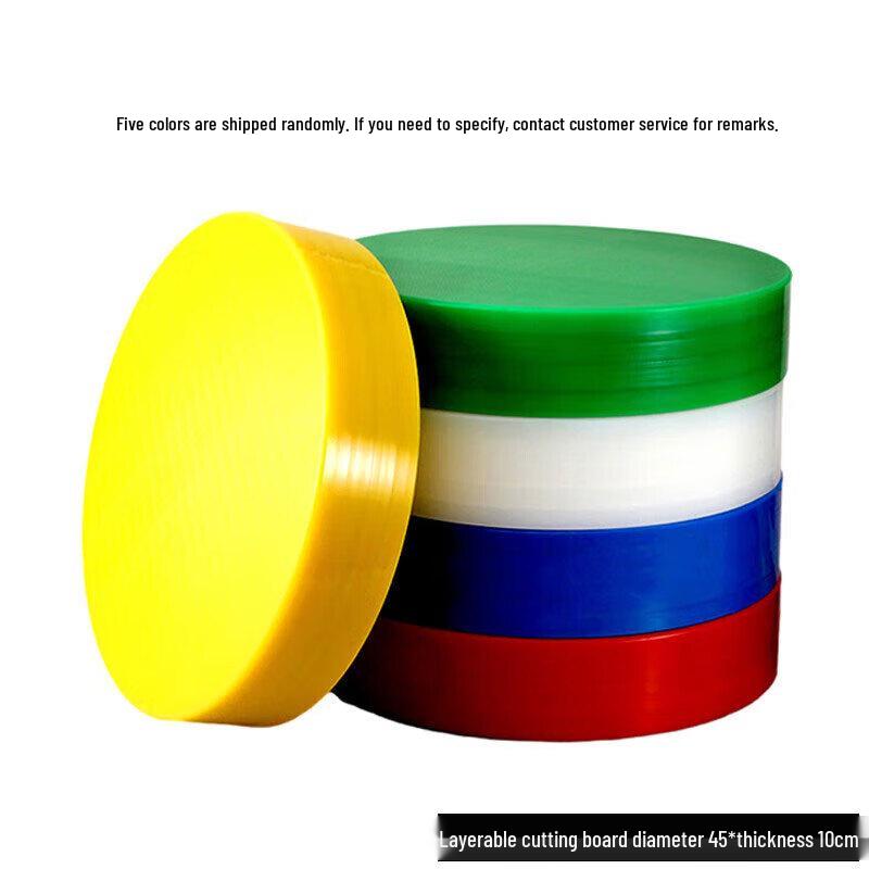 Zuozi Antibacterial Round PE Plastic Cutting Board