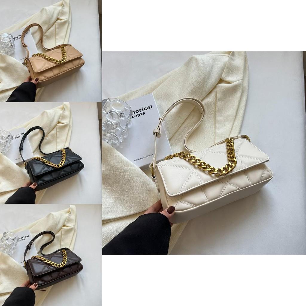 Chic Casual Soft Leather Chain Shoulder Bag For Youth Stylish Daily Use Available In Multiple Colors