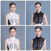 Multifunctional Lace Collar Lace Up Shirt Collar Fashion Fake Collar  Women's