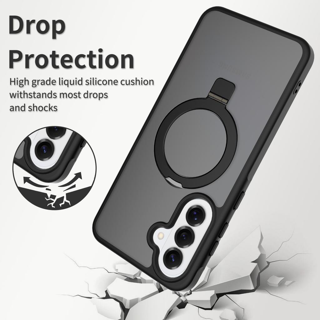 Anti-Fingerprint Wireless Charging Phone Case for Samsung Galaxy A57 5G S26 Ultra A17 A56 A37 A36 A16 A26 S25 FE S23 S24 Plus