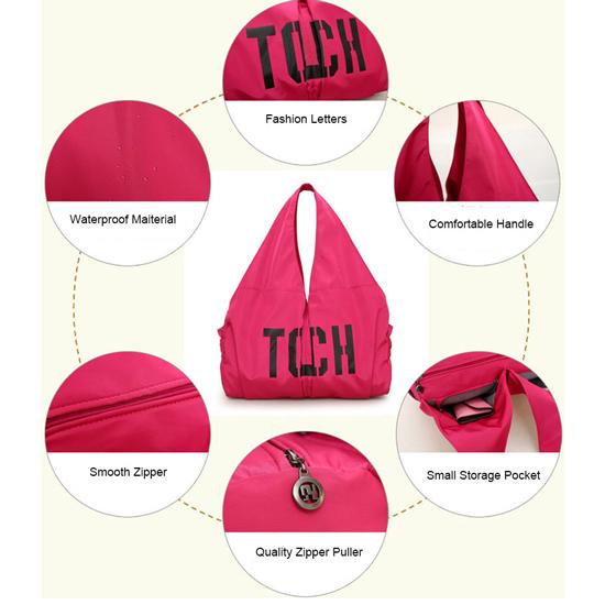 Waterproof Holdall Outdoor Gym Yoga Sports Sport Women Fitness Shoulder Pack Mummy Travel Bag