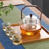 Borosilicate Glass Dual-Use Teapot with Steamer