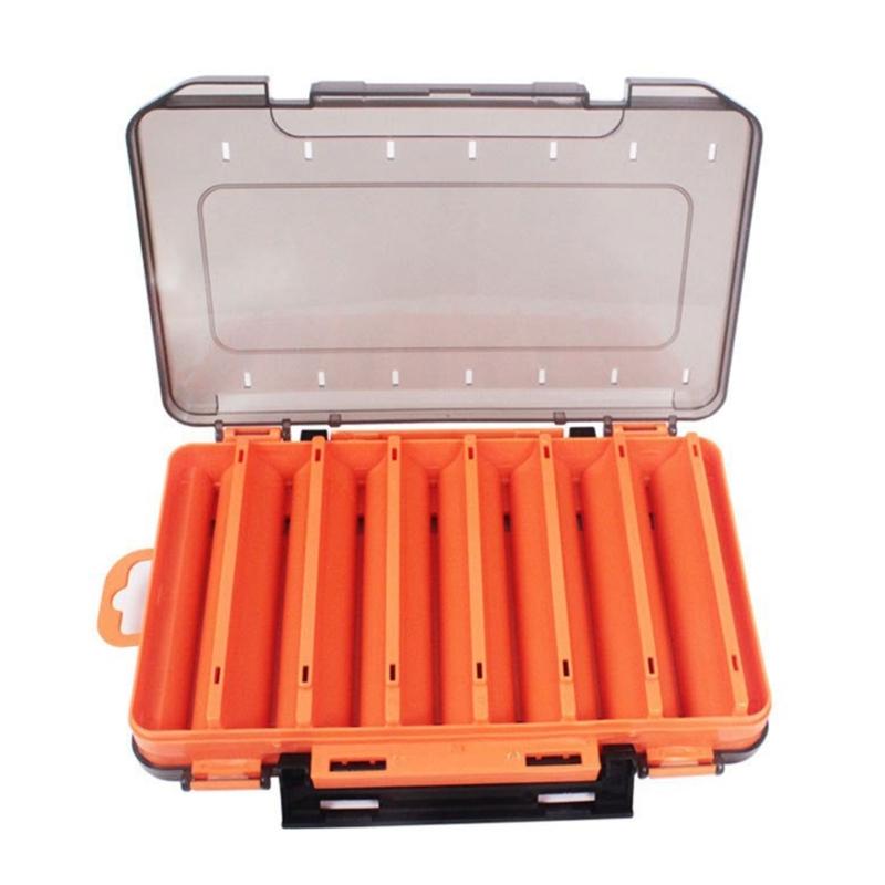 Fishing Lures Hooks Storage Container Double Side Fishing Accessory Case Fishing Tackle Storage Box Multi Compartment