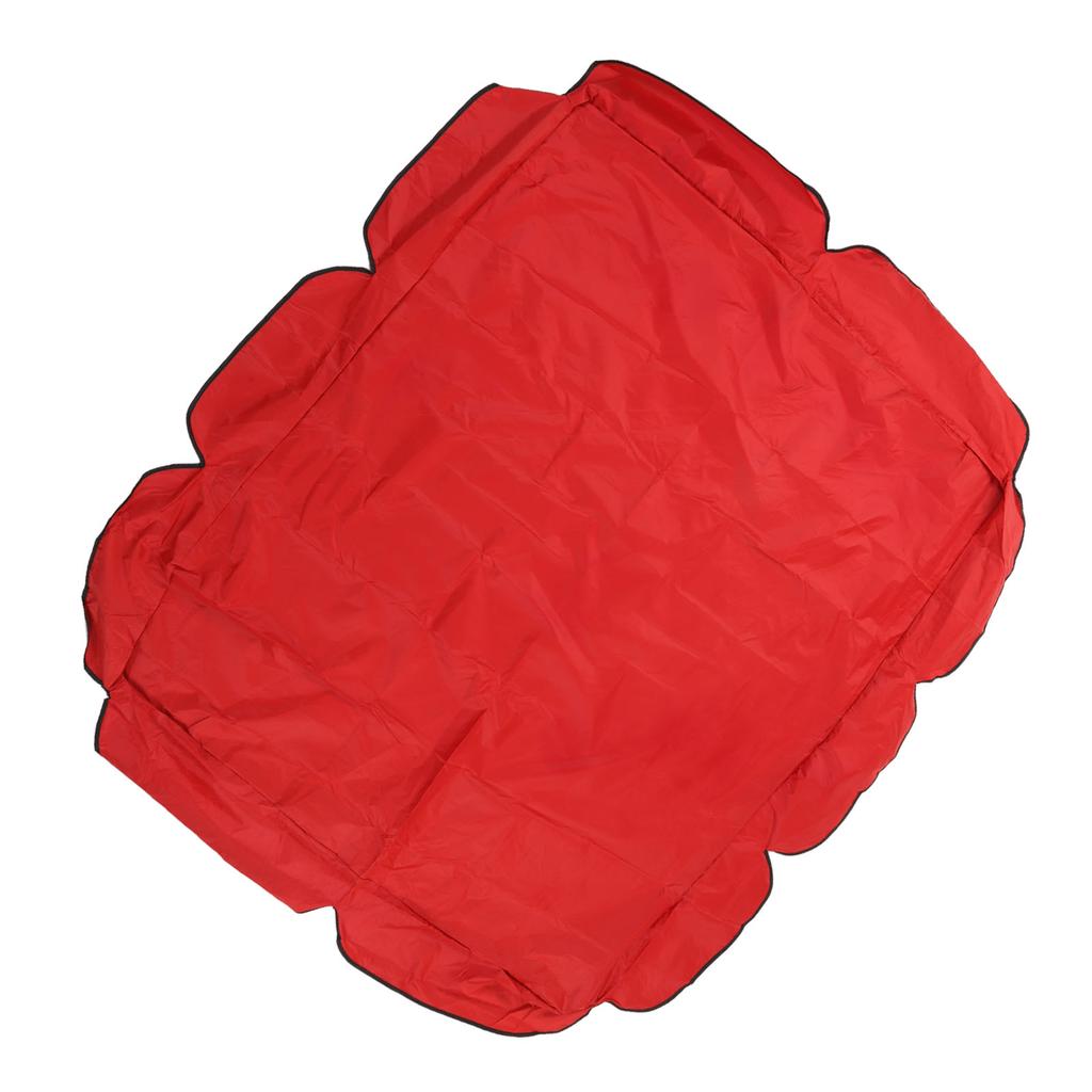 Swing Canopy 210D Silver Coated Oxford Waterproof UV Proof for Outdoor Patio Yard Chair 142x120x18cm Red