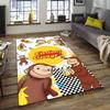 1pc Curious George (9) Design Area Rug - Non-Slip, Soft & Cozy Floor Mat for Living Room, Bedroom, Office - Indoor/Outdoor Decorative Carpet