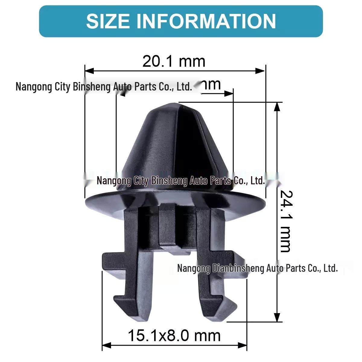 Зажим решетки радиатора передний W708771-S300 для Ford Explorer/Lincoln Navigator Variant W708771-S300